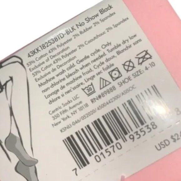 Kate Spade Workout Socks 2-Pack NWT - Picture 4 of 7